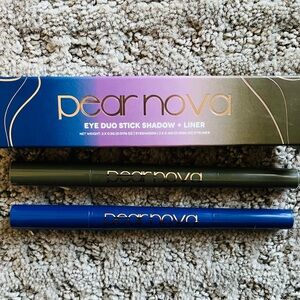Pear Nova Dual Eye Stick Set - Shadow and Liner - Shade Names Azurite & Unakite